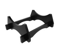 VICASKY Support à Bouteilles en Bois Foncé 10 L pour Distributeur de Boissons, Socle Stable pour Tonneau à Vin ou Bière, Support Décoratif pour Étagère Maison Cuisine