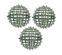 VICASKY Support à Topiaires de Jardin en Plastique Vert Imitation Gazon 15 CM Lot de 3 Étagères à Boules Décoratives pour Plantes Artificielles Décoration Mariage Maison et Jardin