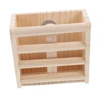 VICASKY Support Bois pour Cage Intérieure Mangeoire Suspendue pour Lapins Cochons et Petits Rongeurs Montage Facile Cage et Propre