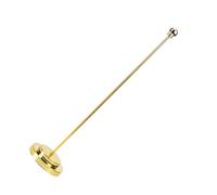 VICASKY Support De Drapeau Robuste en Fer Doré pour Bureau Et Table, Mât De Drapeau Compact Et Stable sans Clou, Porte-Drapeau Décoratif pour Réunion Et Affichage Professionnel