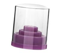 VICASKY Support de Forets à Ongles Transparent Organisateur de Compartiments pour Outils de Manucure Boîte de Rangement et Durable pour Bureau Rangé et Propre