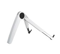 VICASKY Support de Refroidissement Triangle en Alliage D’Aluminium Pliable | Angle Triple Réglable, Blanc, Usage Maison et Jeu, Structure Stable, Format Portable pour Tablette