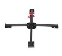 VICASKY Support de Sapin de Noël Acier Inoxydable Pliable, Noir | Bras Croisés Épaissis, Usage Extérieur Polyvalent, Compatible Grand Parasol de Terrasse, pour Patios