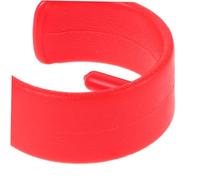 VICASKY Support de Tube Plastique avec Code Couleur Rouge Fixation Robuste pour Tuyaux Industriels Organisation et Identification Facile pour Bureaux Maisons et Ateliers