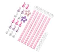 VICASKY Support d'Entraînement Manucure avec Plateau Argile Adhésif Présentoir pour Faux Ongles Outil Pratique pour Nail Art et Apprentissage Usage Professionnel et Domicile Compact