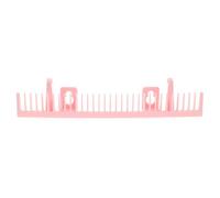 VICASKY Support Extensions Cheveux U U Rose Présentoir Mural Pivotant Porte-tresses Antidérapant Organisateur Salon Esthétique pour Perruques et Mèches