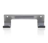 VICASKY Support Mural Métallique Gris pour Planche à Repasser Pliable Crochet Suspendre Double pour Rangement Domestique Acier Solide Gain de Place pour Buanderie et Maison