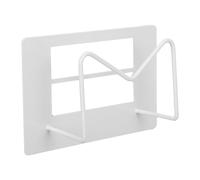 VICASKY Support Mural pour Pèse-personne en Métal Blanc Installation sans Perçage et Support Solide, pour Couloirs et Murs D'entrée