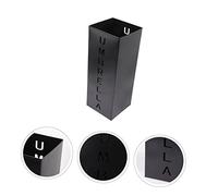 VICASKY Support Parapluie Carré Fer Résistant pour Intérieur et Extérieur Seau de Rangement Multifonction pour Parapluies Journaux et Magazines Organisateur Stable pour Entrée et Couloir
