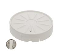VICASKY Support Pot de Fleurs Rond Ventilé avec roulettes Plateau Collecteur Eau Intégré Base Robuste pour Intérieur et Extérieur Mobilité Facile pour Plantes Pot