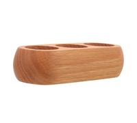 VICASKY Support Pour Bouteilles Huiles Essentielles à Compartiments Base Bois Pour Rangement Et Présentation De Petites Bouteilles