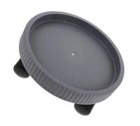 VICASKY Support Roulant pour Pot de Fleurs Rond 220 MM Gris 4 roulettes Pivotantes Plateau en Polypropylène Résistant pour Déplacer Plantes Lourdes Intérieur et Extérieur