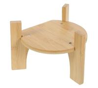 VICASKY Support Socle Rond Distributeur de Boissons en Bambou Surface Lisse et Forte Capacité de Charge pour Bonbonne D'eau ou Théière , Cuisine ou Fête