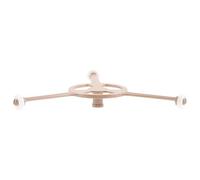 VICASKY Support Triangulaire à Triple Bras pour Plateau Tournant de Micro-Ondes Socle en Plastique Compatible M2000 213B 1 Pièce Anneau de Plateau Stable pour Four à Micro-Ondes