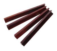 VICASKY Supports à Dominos en Bois Miniatures Rainures Antidérapantes Lot de 4 Porte-Tuiles Compacts pour Jeu de Mahjong Américain Accessoires Portables pour Parties Itinérantes et