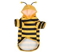 VICASKY Sweat à Capuche pour Chien et Chat XL Costume Abeille Chaud avec Doublure Polaire Fine Vêtement Hiver Confortable pour Petits Chiens pour Halloween et Sorties Fraîches