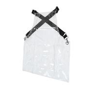 VICASKY Tablier Coiffure Transparent Réglable Tpu Imperméable avec Poches Protection pour Salon Barbier et Usage Domestique