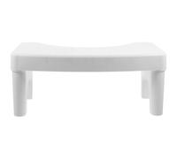 VICASKY Tabouret de Toilette Pliable Blanc en Polypropylène Marchepied Antidérapant pour Adultes et Garçon et Filles Repose-Pieds de Salle de Bain Multifonction 1 Pièce Usage