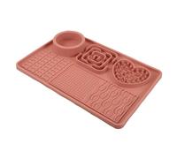 VICASKY Tapis à Lécher pour Chiens Et Chats Grand Format Alimentaire Antidérapant avec Ventouse Distributeur Lent pour Réduire Vitesse Alimentation Et Éviter Désordre Alimentaire