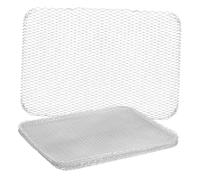 VICASKY Tapis de Grille en Maille D'aluminium pour Barbecue 10 Pièces, Accessoires Barbecue pour Grillades en Extérieur, Antiadhésif, Jetable, Résistant la Chaleur, Camping