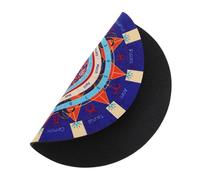 VICASKY Tapis de Pendule Wiccan en Caoutchouc Design Unique, Tapis de Radiesthésie Rond pour Divination Précise Lors de Jeux Divinatoires et Rituels Spirituels