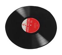 VICASKY Tapis Rond Vinyle Antidérapant 60 CM Tapis Déco Vintage Musique de Musique Lavable Original Thème Platine Vinyle pour Bureau la Cuisine Chambre