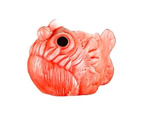 VICASKY Tasse à Cocktail en Céramique Décorative de Poisson-lanterne, Verre à Cocktail de Bar Original, Coupe à Vin pour Maison et Bar, Mug Créatif pour Boissons et Fêtes, 1 Pièce