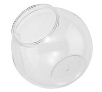 VICASKY Terrarium Végétal Transparent en Plastique 18x18x16 Cm pour Succulentes et Poissons, Vase Élégant de Bol pour Décoration de Table Basse ou Intérieur