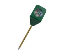 VICASKY Test D'humidité du Sol Mini Détecteur de Sol à Aiguille Unique Abs Aluminium Vert pour Jardins et Pâturages