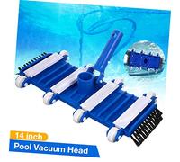 VICASKY Tête d'Aspirateur de Piscine 14 Brosse Équipement de Nettoyage Manuel Professionnel pour Piscine Accessoire Flexible et Robuste pour Aspiration sous l'eau