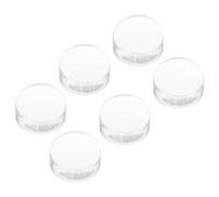 VICASKY Tête De Transfert Manucure Silicone 6 Pièces Petite Taille 12x23 Mm Pour Tampon Nail Art Diy Accessoires Vernis à Ongles Usage Salon Professionnel Et Domicile