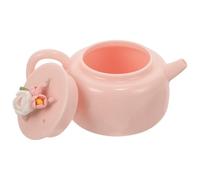 VICASKY Théière Kung-fu en Céramique Traditionnelle Artisanale Motif Floral Sculpté la Main, Bouilloire Résistante la Chaleur, 1 Pièce, pour Maison et Salon de Thé