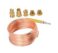 VICASKY Thermocouple Gaz Fil De 1500mm pour Poêle Et Cheminée, Capteur Température Précis, Kit Remplacement Adapté Cuisson Et Chauffage Extérieur
