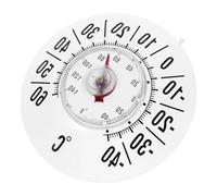 VICASKY Thermomètre à Ventouse Haute Précision pour Fenêtre Intérieure et Extérieure Affichage Analogique Multi-usage pour Chambre de Jardin et Maison