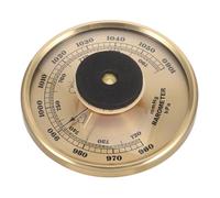 VICASKY Thermomètre-Baromètre Multifonction 90 MM Doré Hygromètre Analogique Capteur D’Humidité Précis pour Maison et Bureau Moniteur Météo Intérieur et Extérieur