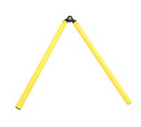 VICASKY Tige de Formation Football et Basketball Jaune Poteau de Signalisation Sportif Plastique Réutilisable pour Entraînement Extérieur