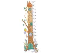VICASKY Toise Murale Autocollante Pour Garçon Fille Mesure De Adorable Avec Animaux Forêt Décoration Murale Pour Et Fêtes Garçon Fille