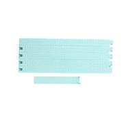 VICASKY Toise Murale Plastique Pour Garçon Fille Règle De Mesure De Hauteur Amusante Et Pratique Bleue
