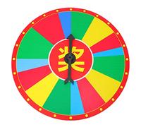 VICASKY Tourne-disque Mini roulette murale Cercle de couleur Support de tourne-disque Événement Poules Jouet mural pour enfants Mousse