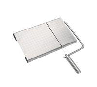 VICASKY Trancheuse à Fromage Acier Inoxydable avec Fil de Coupe pour Tranches Uniformes Planche Multifonction pour Fromage Jambon et Beurre Outil Robuste pour Cuisine et Présentation