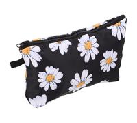 VICASKY Trousse de Maquillage Tournesol Imperméable en Nylon Pochette de Rangement Compacte Compartiments Multifonctions Trousse de Toilette de Voyage Légère pour Femmes et Filles