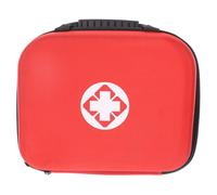 VICASKY Trousse de Secours Portable Rouge, Pochette de Rangement à Remède Légère et Compartimentée, Matériel pour Voyage, Maison et Voiture, Stockage Organisé pour Urgences Santé