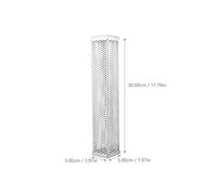 VICASKY Tube à Granulés en Maille INOX 30 Cm pour Barbecue Extérieur Fumage Chaud Et Froid, Accessoire Fumoir Polyvalent pour Gril à Gaz, Outil Cuisine en Plein Air Rigide Et Résistant