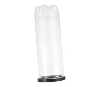VICASKY Tube Transparent pour Balles de Tennis Portable PVC Résistant et Léger Organisateur Pratique pour Stockage et Transport de Balles de Tennis