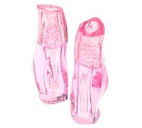 VICASKY Tubes De Rouge à Lèvres Carrés Semi-transparents 2 Pièces 3 Ml Forme Torsadée Pinceau Pour Diy Femmes Portable Usage Quotidien