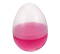 VICASKY Œufs de Pâques décoratifs en plastique - Remplissables - Décoration de fête pour Pâques - Transparent - Polyvalent - Peut être utilisé comme boîte à bonbons ou ornement pour les fêtes