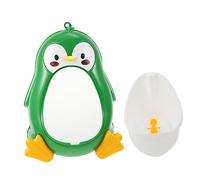 VICASKY Urinoir pour Garçons Forme de Pingouin Entraînement du Pot pour Garçons et Filles Support Mural Toilette Bébé Garçon Urinoir Drôle Pot Vert