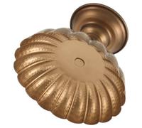 VICASKY Urne Décorative Vintage en Métal Cuivre Vieilli, Vase sur Pied 1 Pièce pour Centres de Table, Décoration Intérieure et Bureau, Compotier Rétro pour Fleurs et Plantes