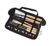 VICASKY Ustensiles Pour Barbecue Portable Avec Housse De Transport Spatule Fourchette Pince Et Couteau Pour Camping