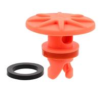VICASKY Valve de Dégonflage Orange pour Planche de Surf et Paddleboard Vanne d'air Rapide avec Adaptateur de Pompe Soupape d'Échappement Étanche pour Bateau Gonflable Accessoires